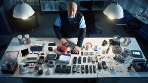 a manager choosing between a variety of different van alarm systems
