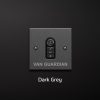 Dark Grey RF433 Wireless Wall Switch Remote Control