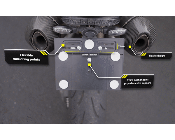The MOTORBIKE ALARM PLATE