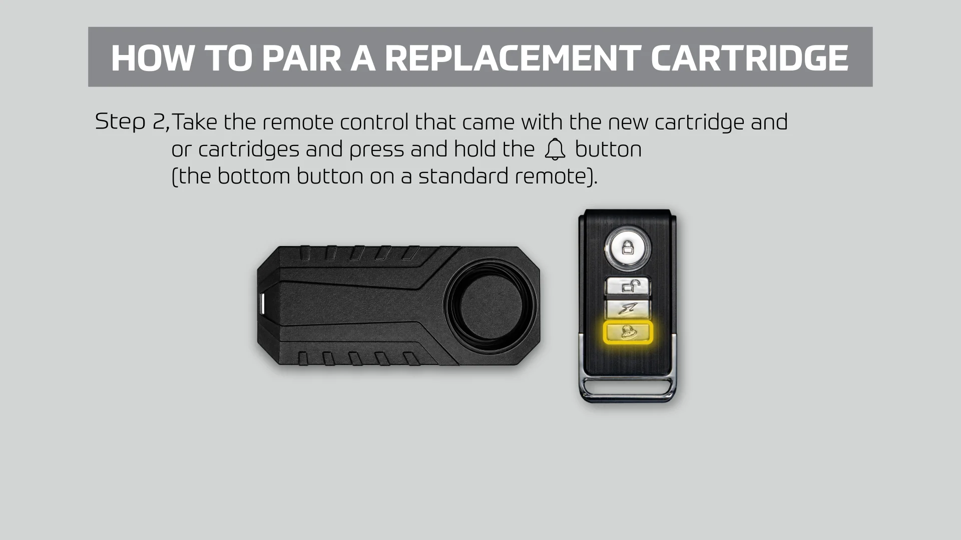 How to pair a replacement cartridge